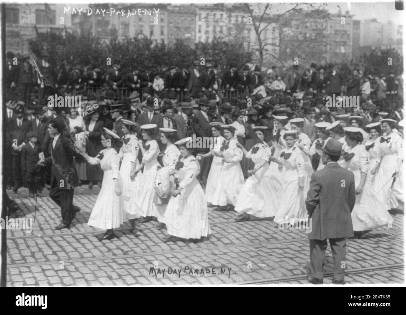 May Day Parade, N.Y. 1910 Stock Photo Alamy