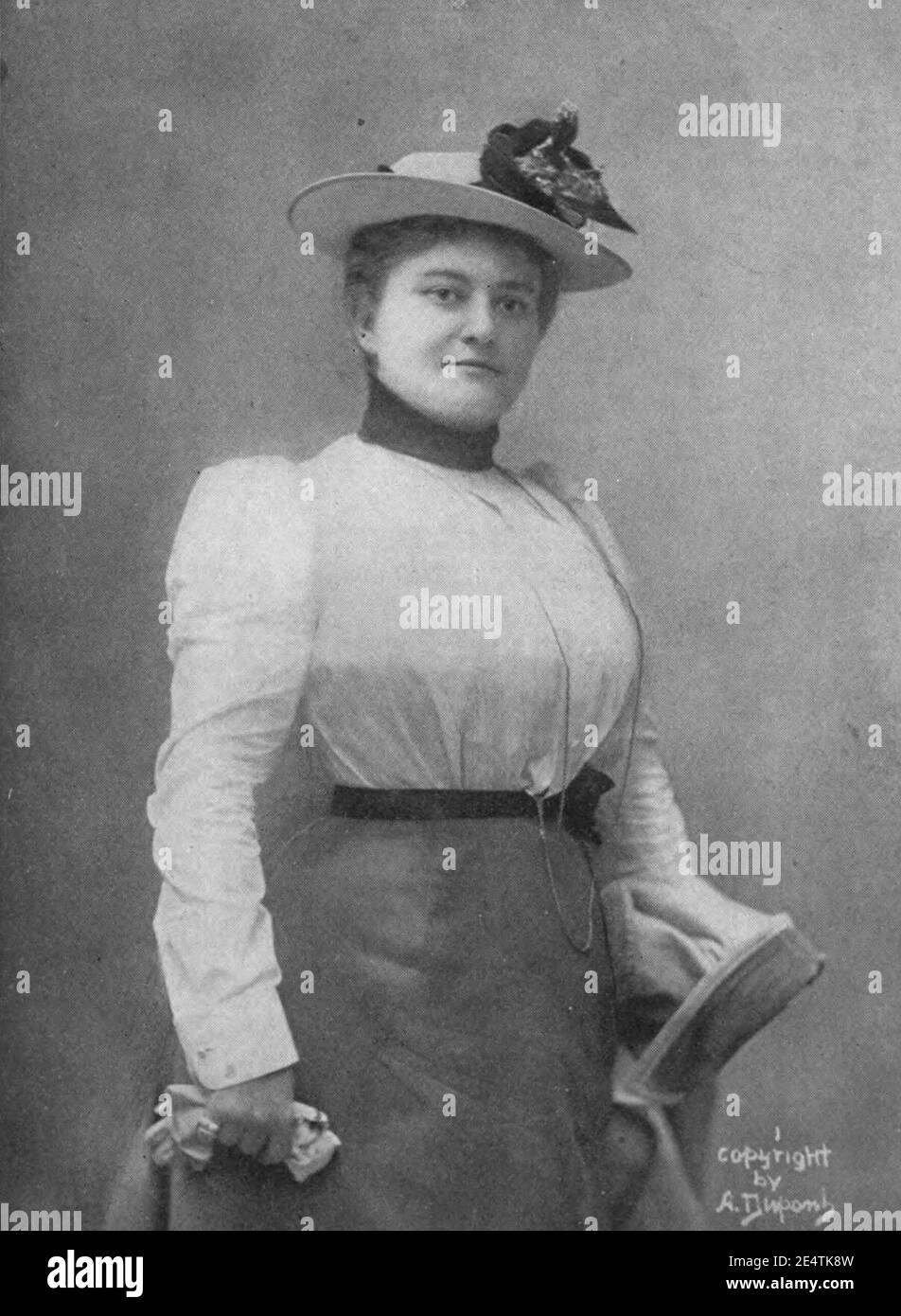 May Irwin, stage actress. Dupont Stock Photo Alamy