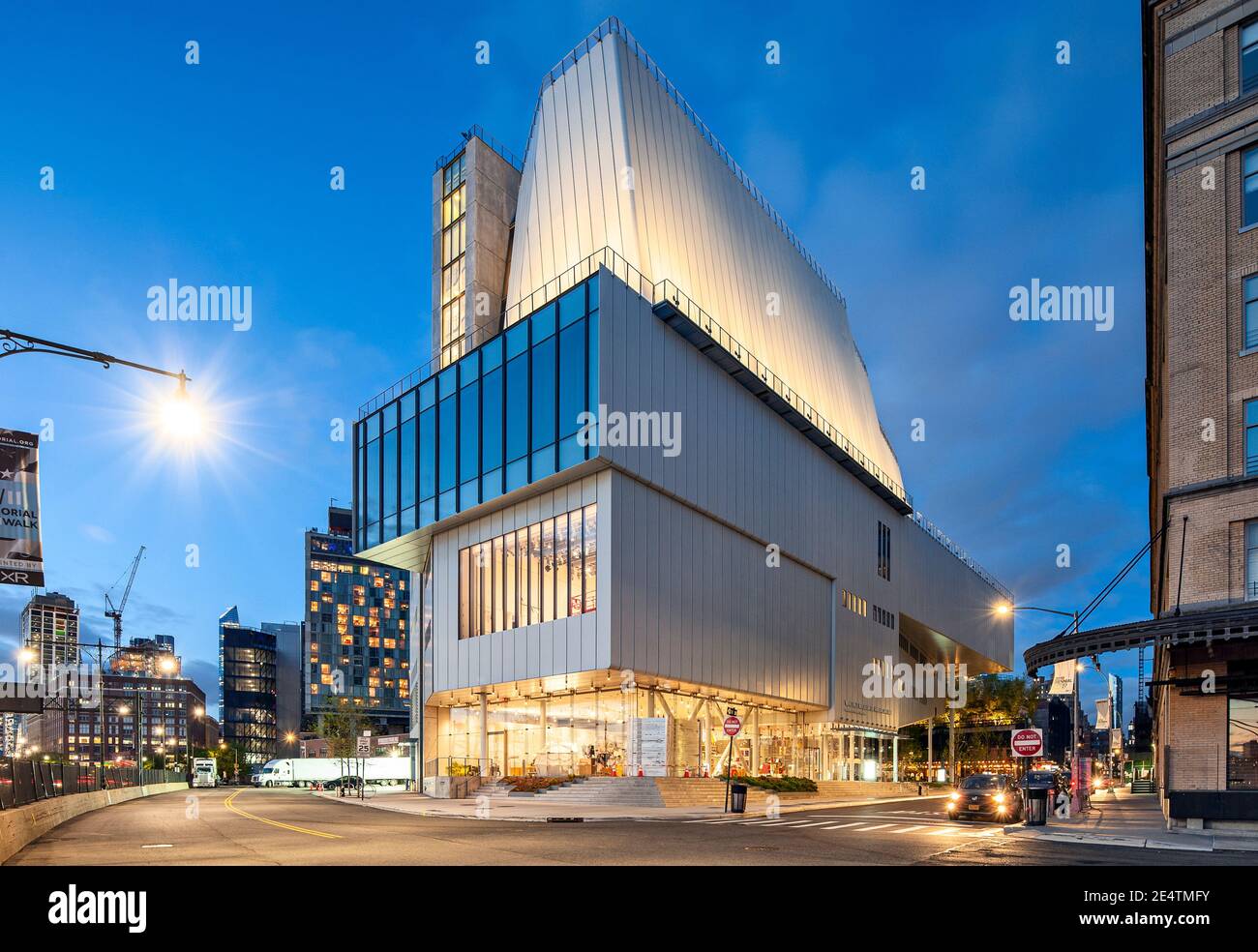 Whitney Museum by Renzo Piano Architecture New York City Stock Photo
