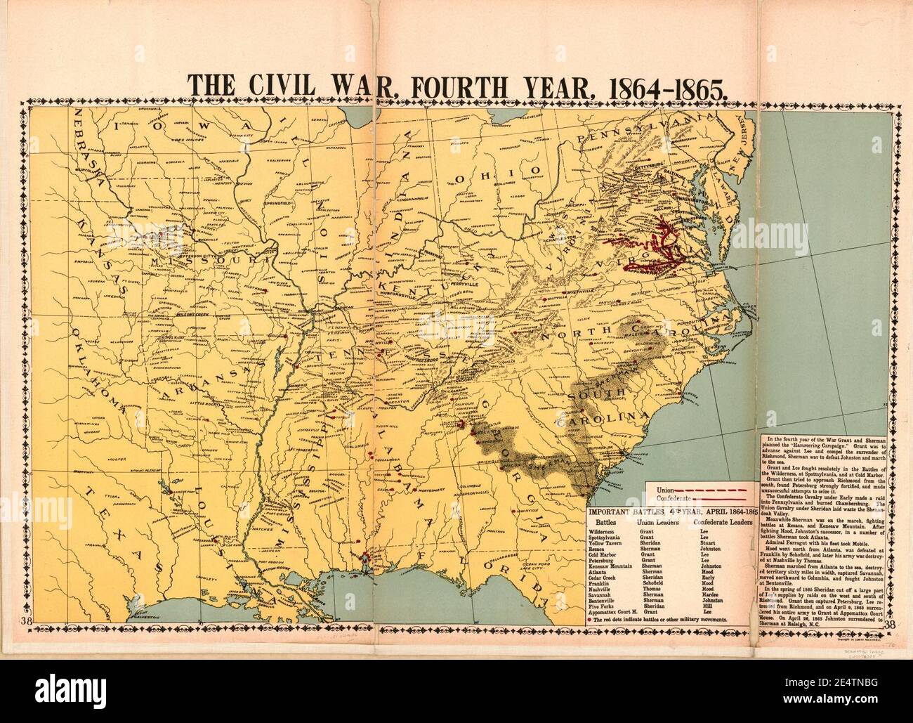 McConnell's Historical maps of the United States Stock Photo Alamy