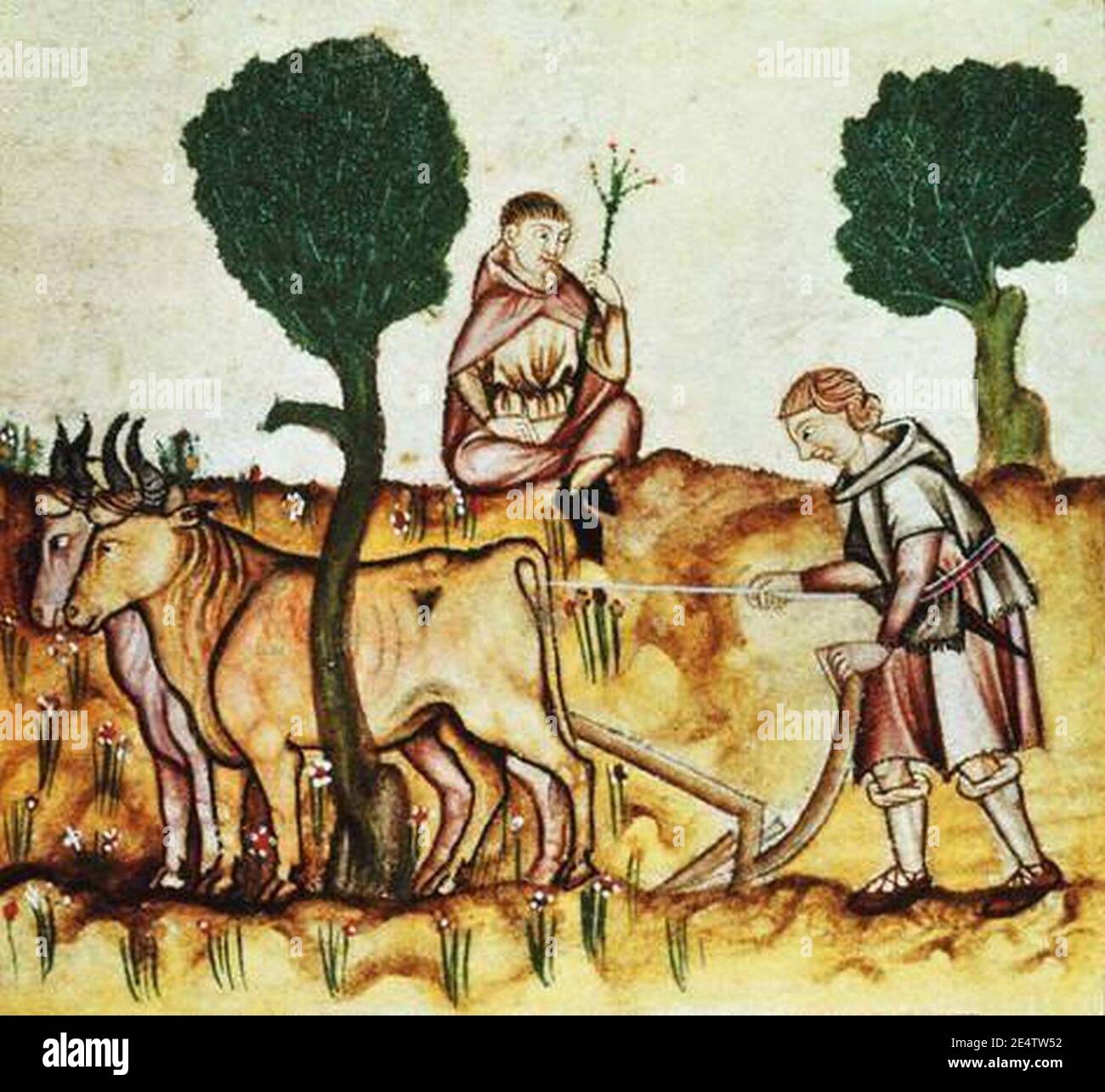 Medieval ploughing hires stock photography and images Alamy