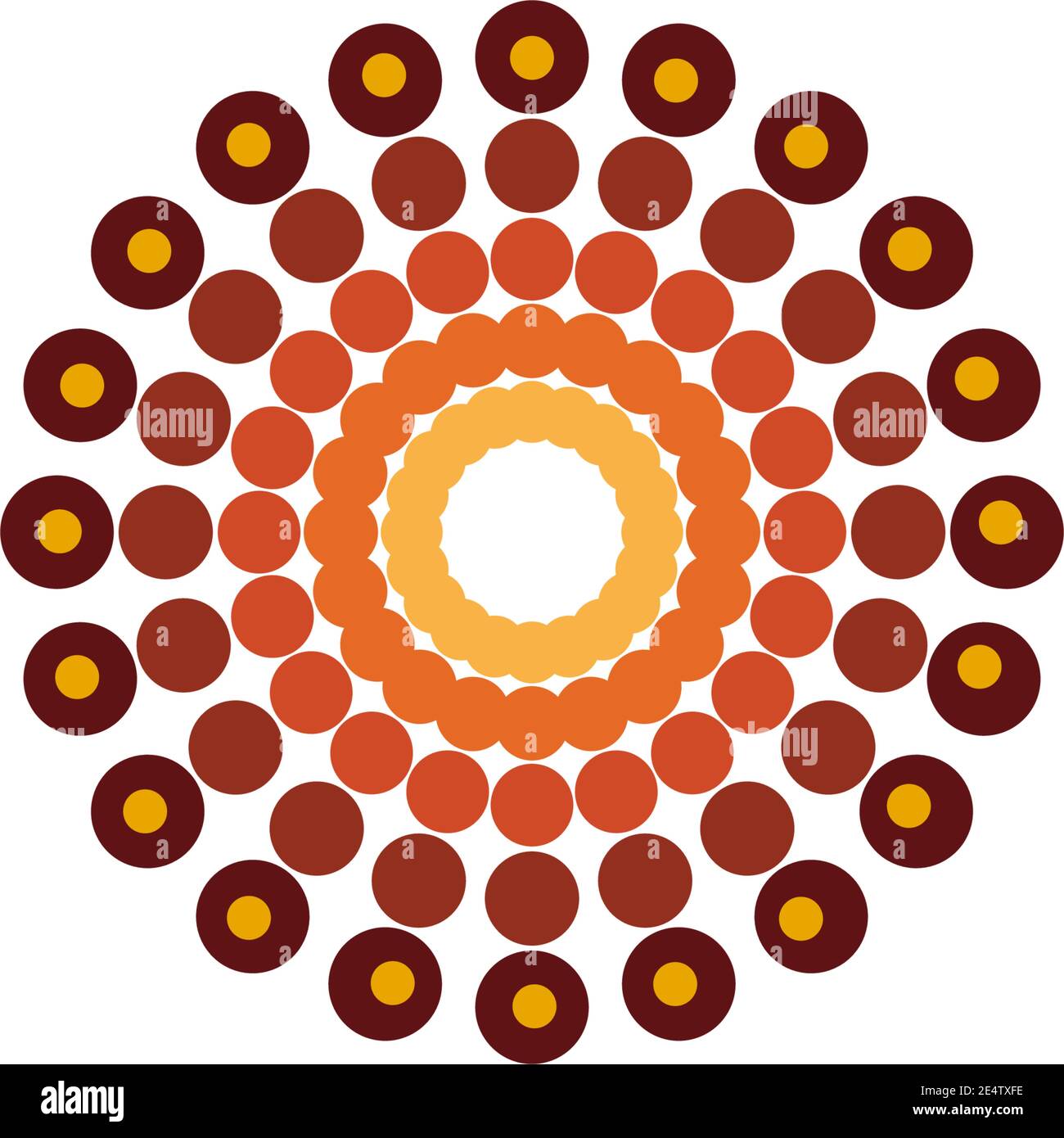 Aboriginal dot art vector background Stock Vector Image & Art - Alamy