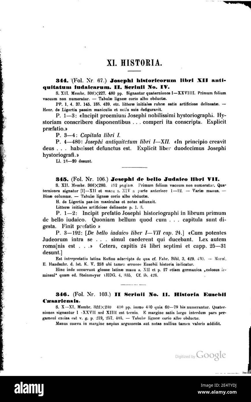 Meier Einsiedler Handschriftenkatalog 314 Stock Photo Alamy