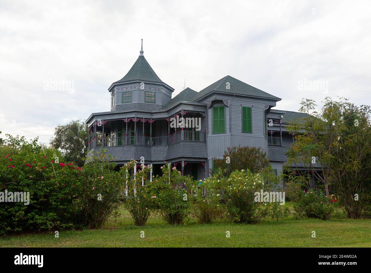 The Historic Woodworth House, in Refugio, Texas, USA Stock Photo Alamy