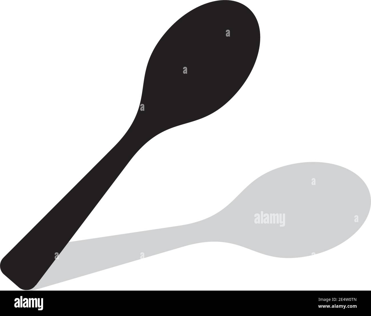 Food logo design inspiration incorporated with spoon and fork icon ...