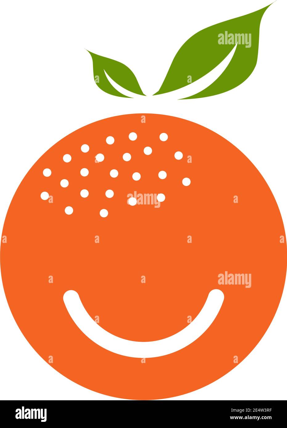 Orange fruit icon logo design vector template Stock Vector Image & Art ...