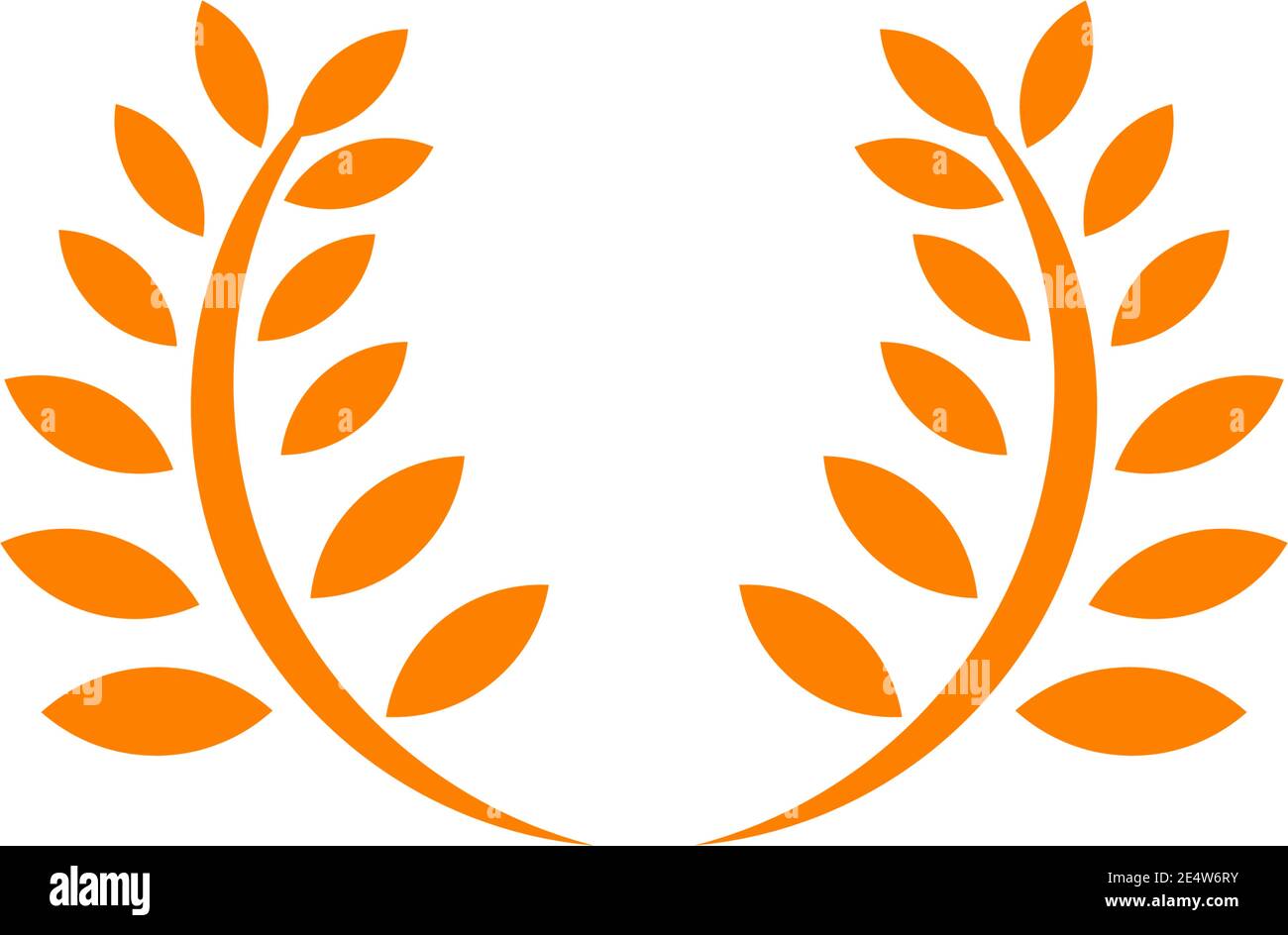 Wheat flour agriculture logo design inspiration vector template Stock