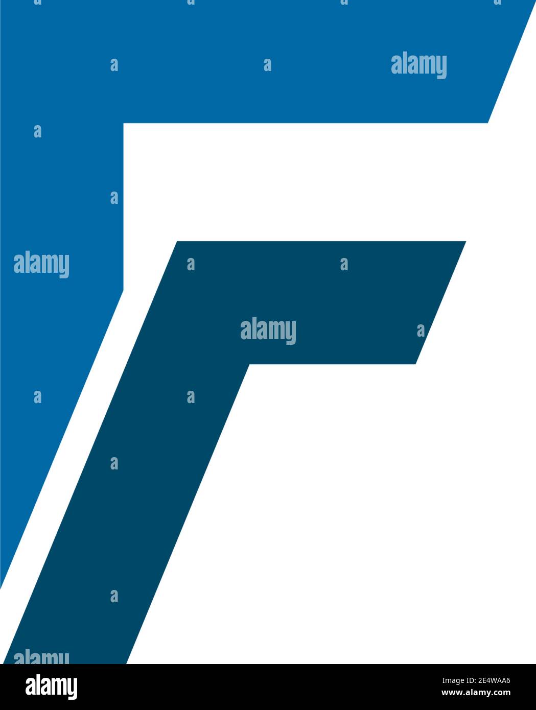 F letter initial icon logo design inspiration vector template Stock ...