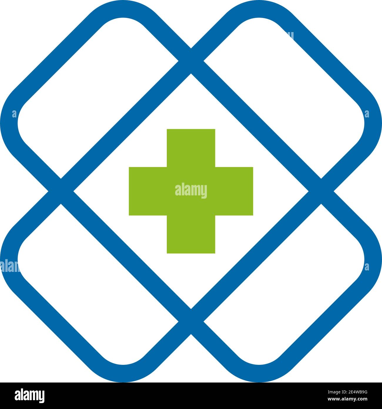 Medical and health care icon logo design vector template Stock Vector