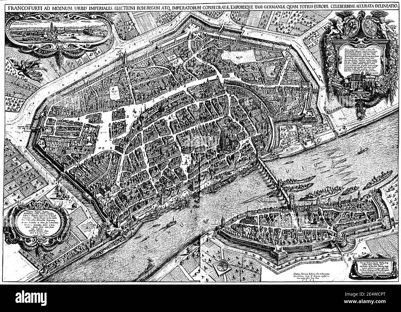 Frankfurt main Black and White Stock Photos & Images - Alamy