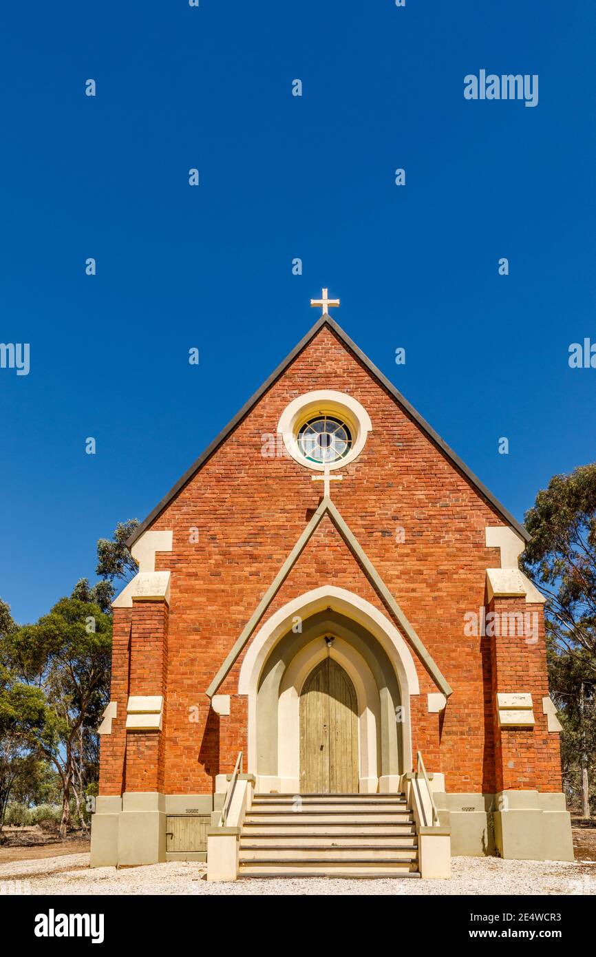 St Laurence O'Toole Catholic Church, Sandon near Newstead, Victoria, Australia Stock Photo