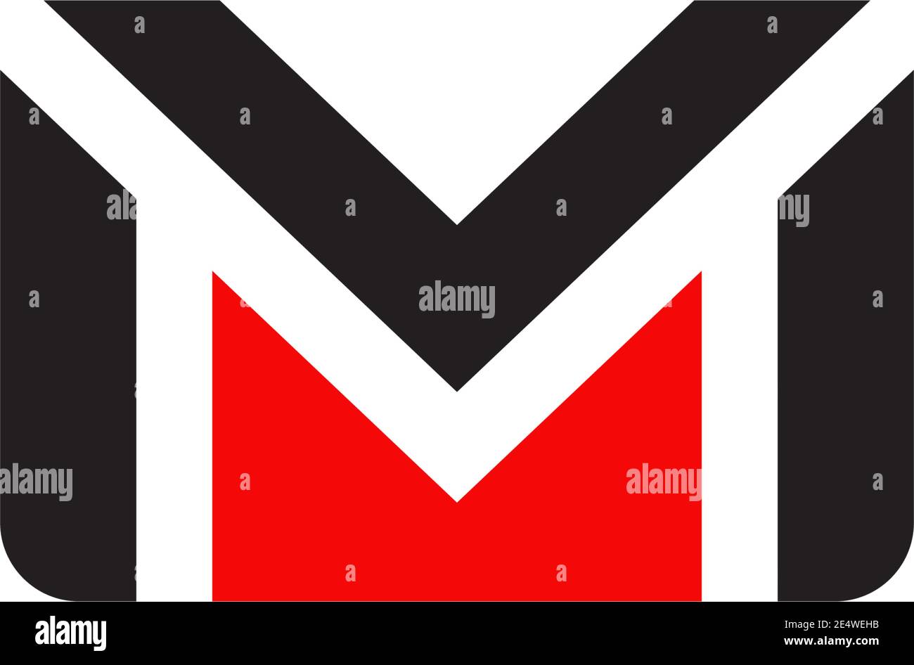 Mail letter icon logo design vector template Stock Vector