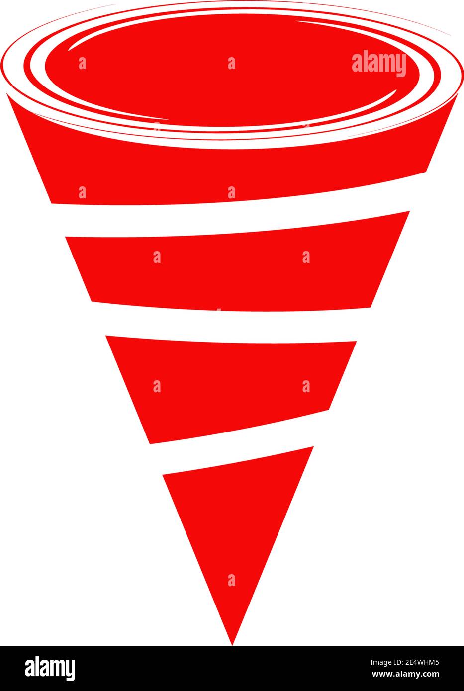 Tornado twist icon logo design vector illustration template Stock ...