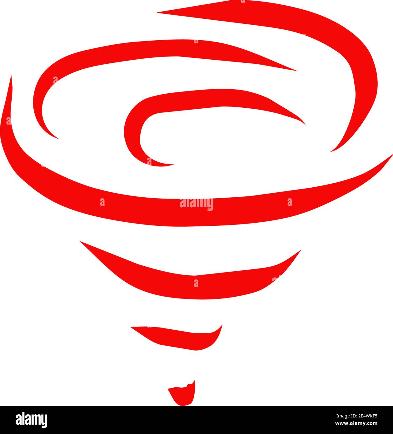 Tornado twist icon logo design vector illustration template Stock Vector
