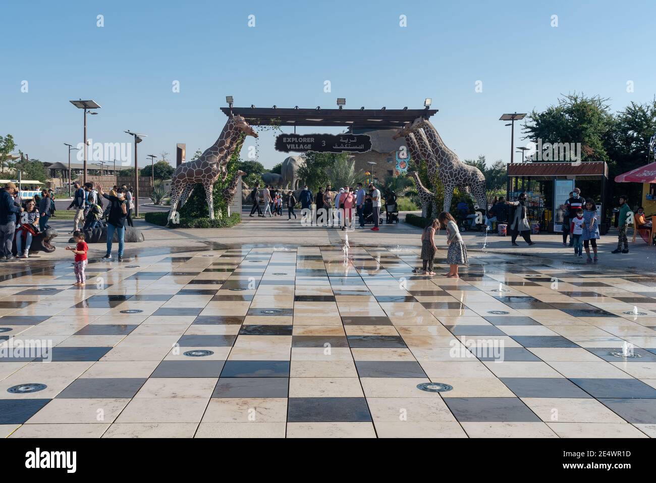 Dubai, United Arab Emirates January 22, 2021, Dubai Safari Park