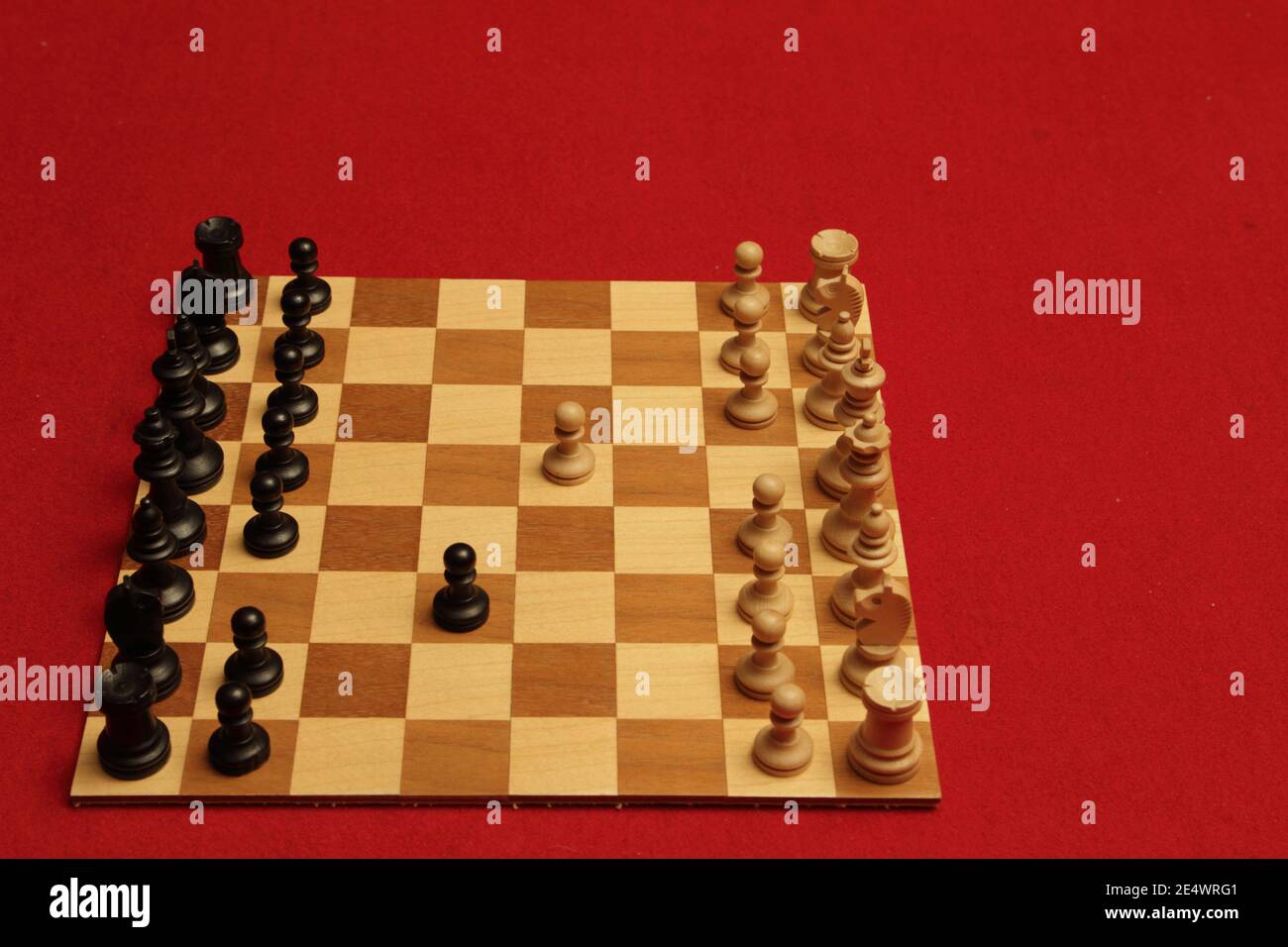 Chess Opening: Sicilian Defense Stock Photo - Alamy