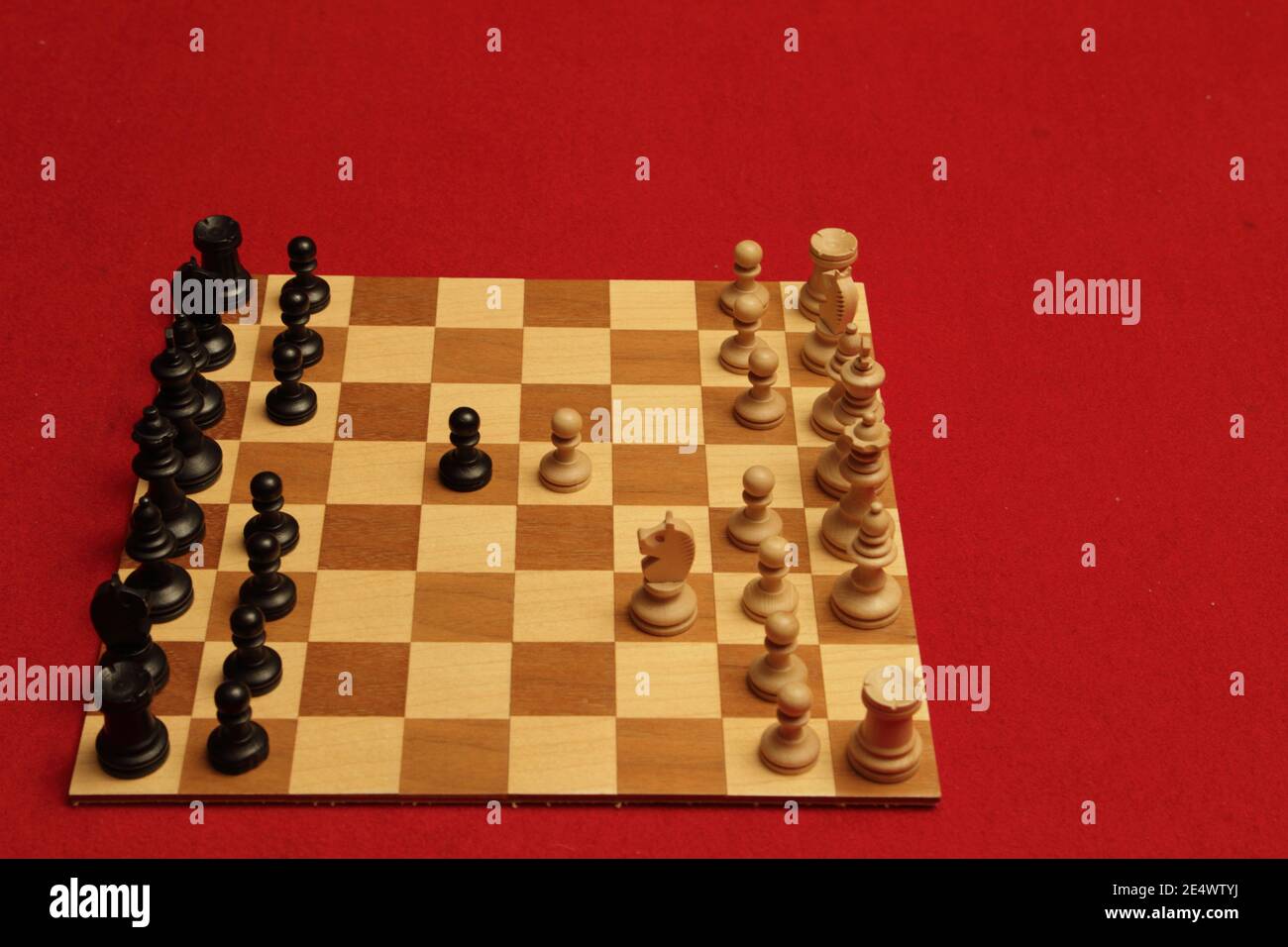 Chess Opening Vienna Game Stock Photo Alamy