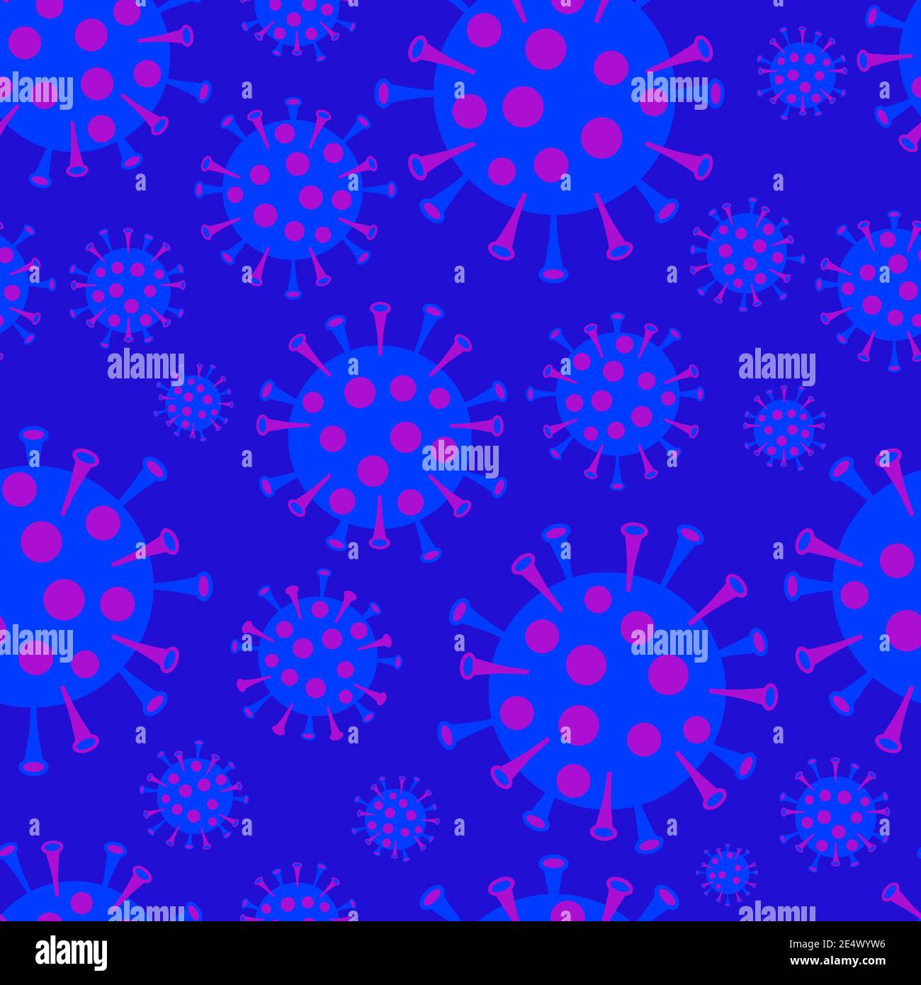 Abstract seamless background with world stylized coronavirus covid 19 ...