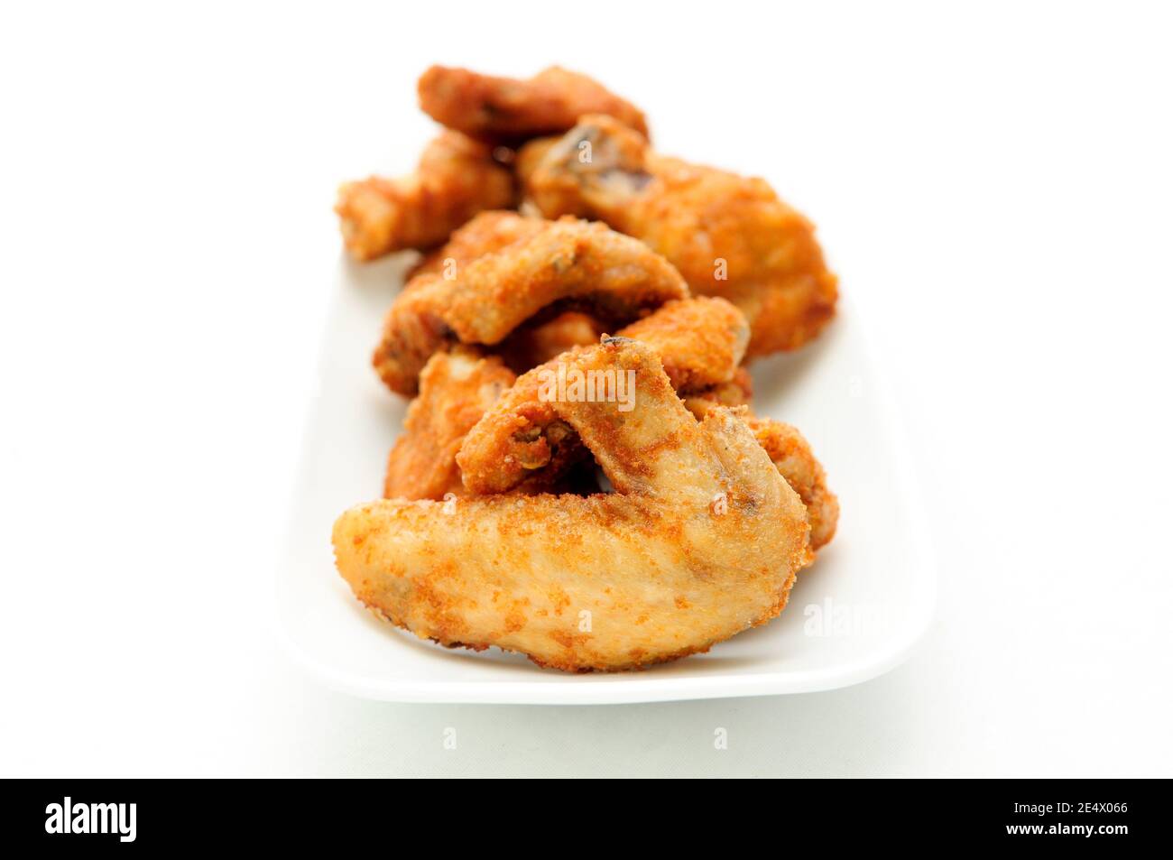 dry rub deep fried chicken wings Stock Photo Alamy