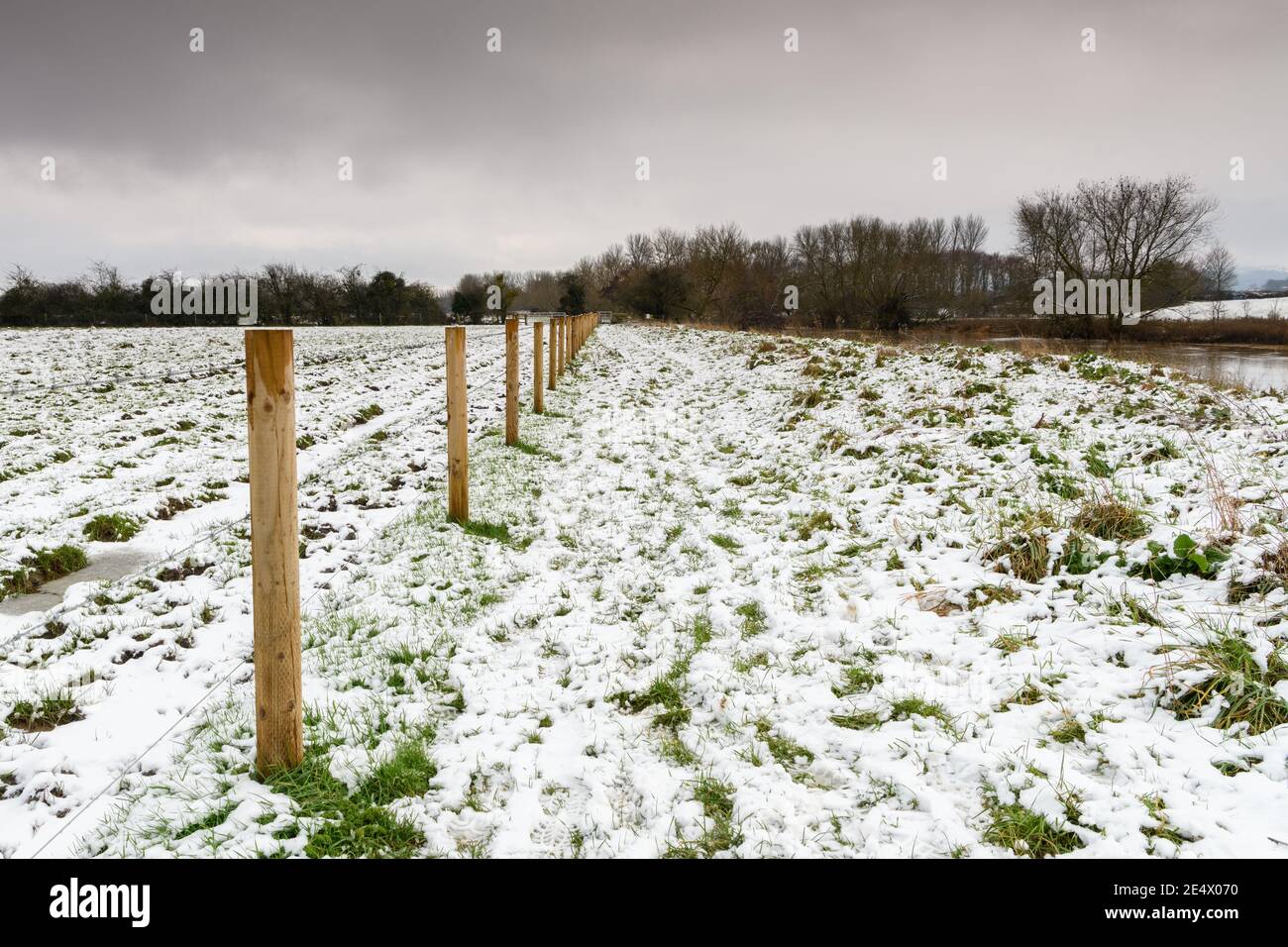 Rural winter snow landscape hi-res stock photography and images - Alamy