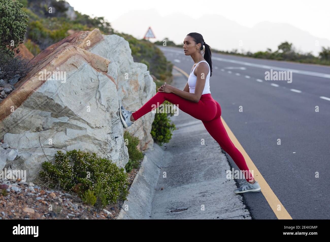 American woman runner hi-res stock photography and images - Alamy