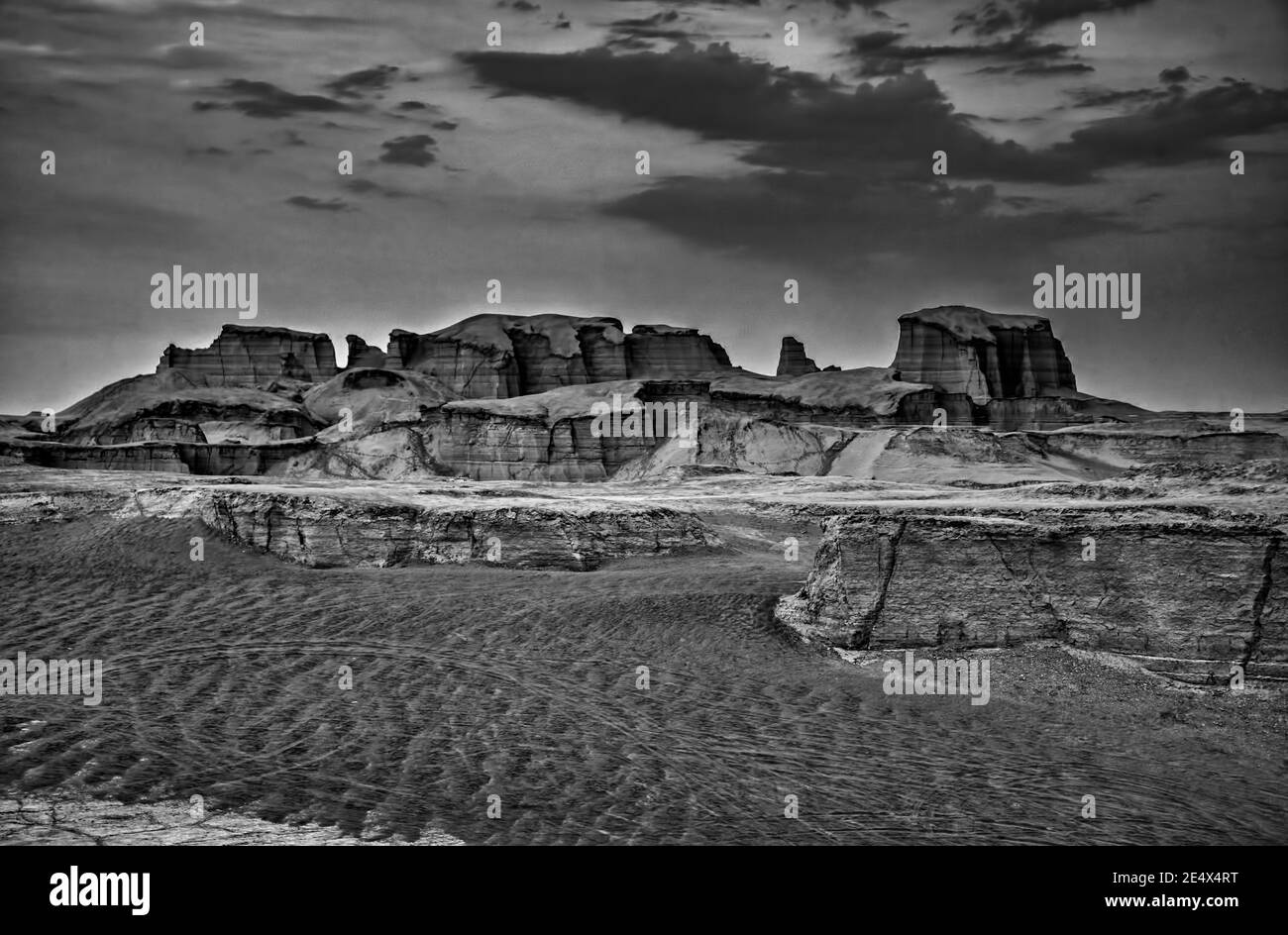 Dasht e lut desert Black and White Stock Photos & Images - Alamy