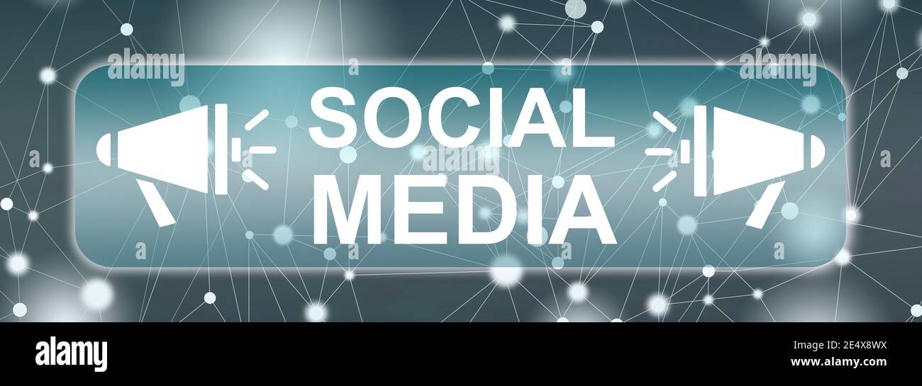 Illustration of a social media concept Stock Photo - Alamy