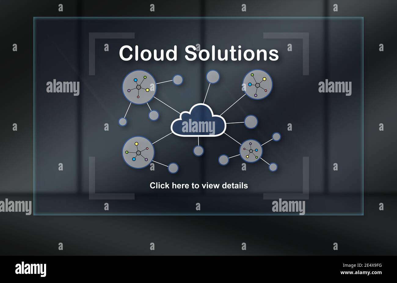 Cloud networking concept solutions hi-res stock photography and images ...