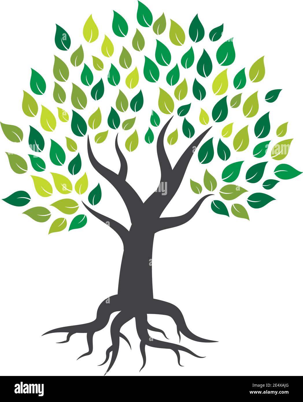 Tree icon logo template vector illustration Stock Vector Image & Art ...