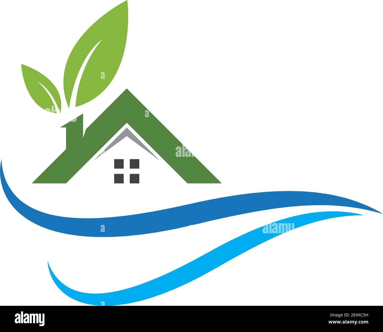 green house logo vector friendly concept template Stock Vector Image ...