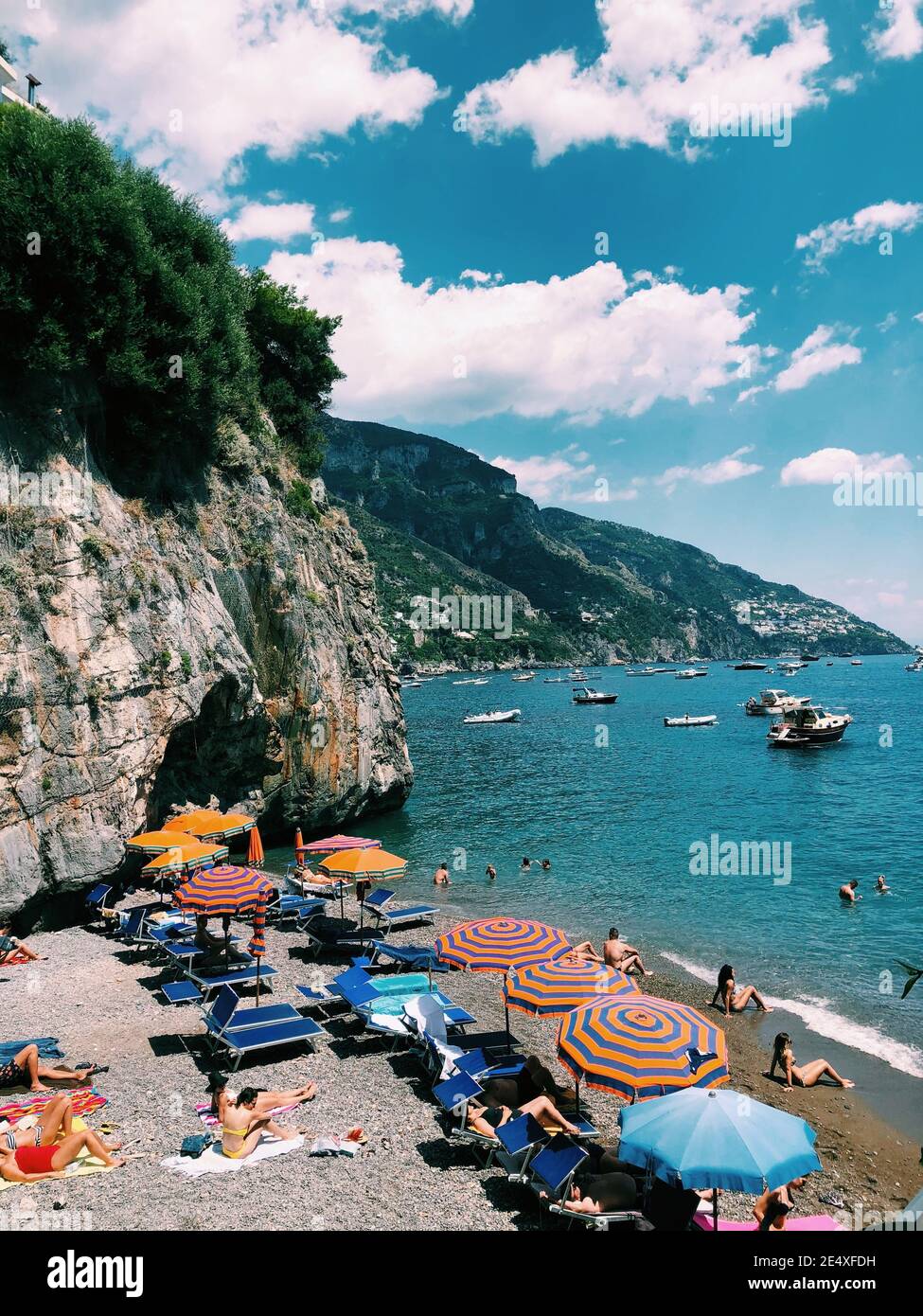 Summer on the Amalfi Coast Stock Photo - Alamy