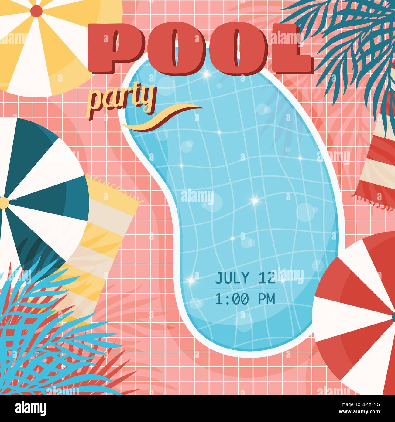 Pool Party Template