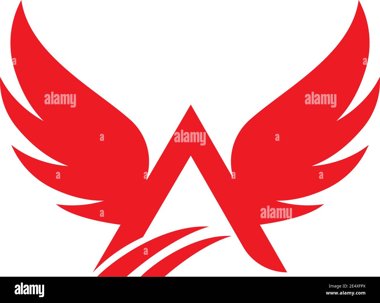 Wing Logo Template vector icon design Stock Vector