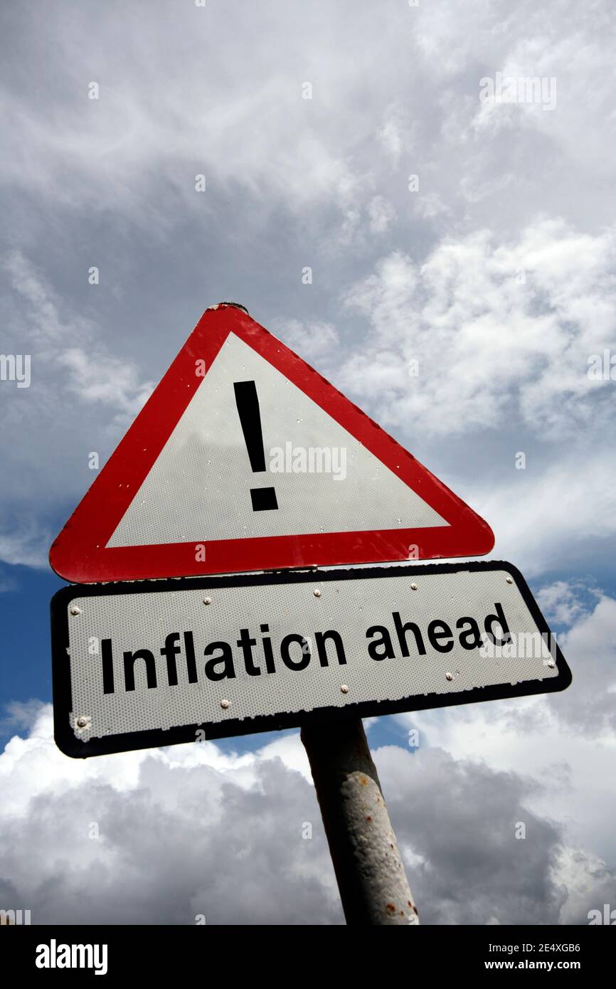 Inflation Concept Stock Photo