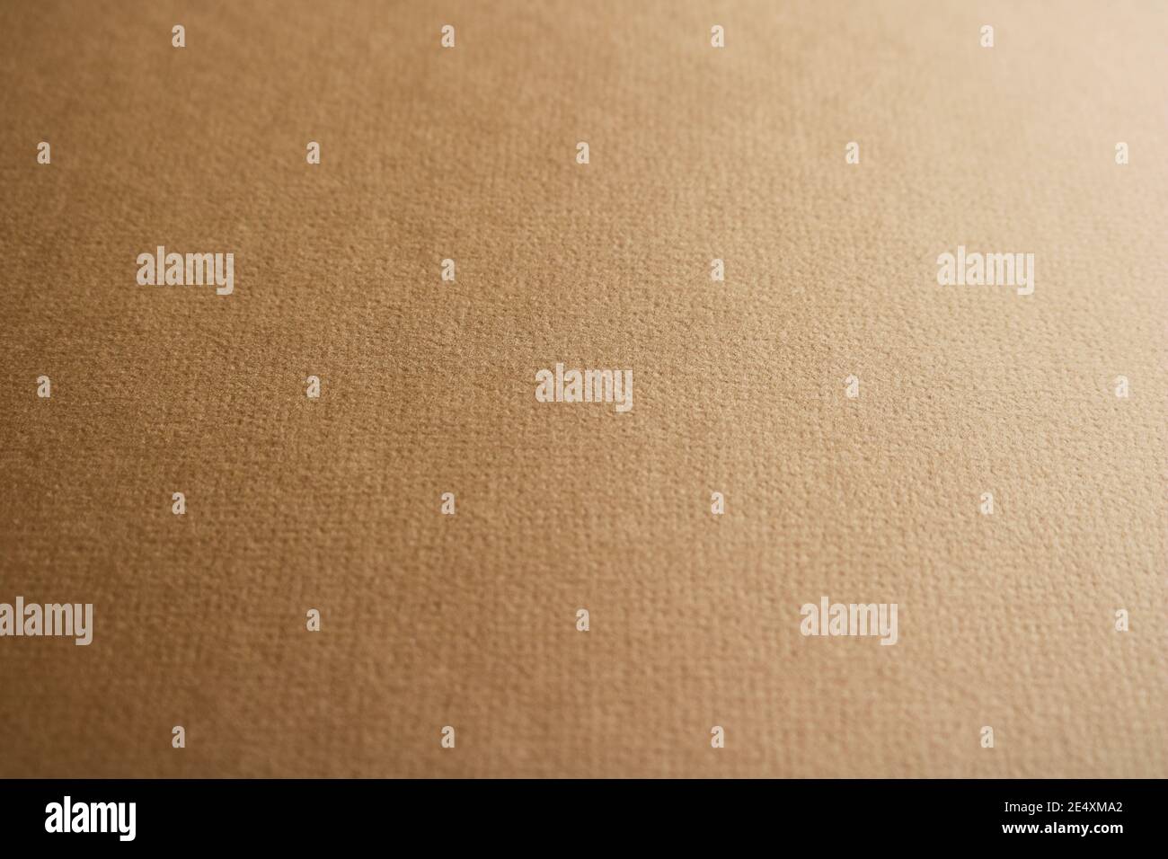 Close up of brown coloured uncoated fine art paper background texture Stock Photo