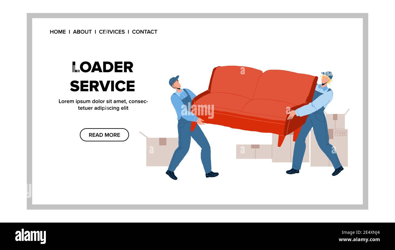 Loading service. Loading service