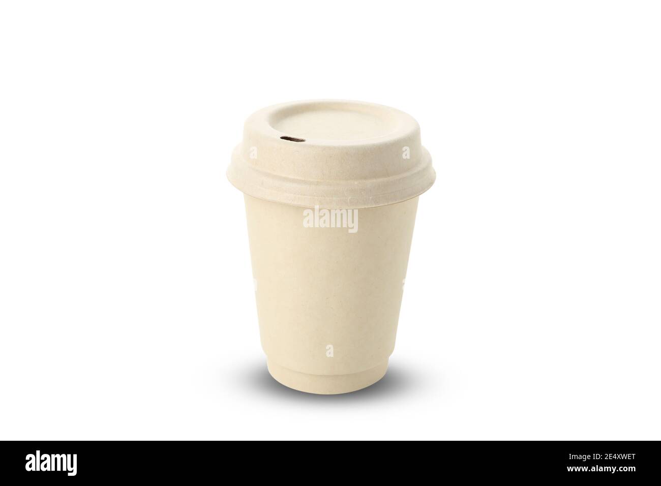 Blank paper cup isolated on white background Stock Photo - Alamy