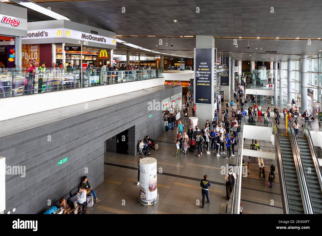 Bogota, Colombia – January 30, 2019: Terminal of Bogota airport (BOG) in Colombia Stock Photo ...