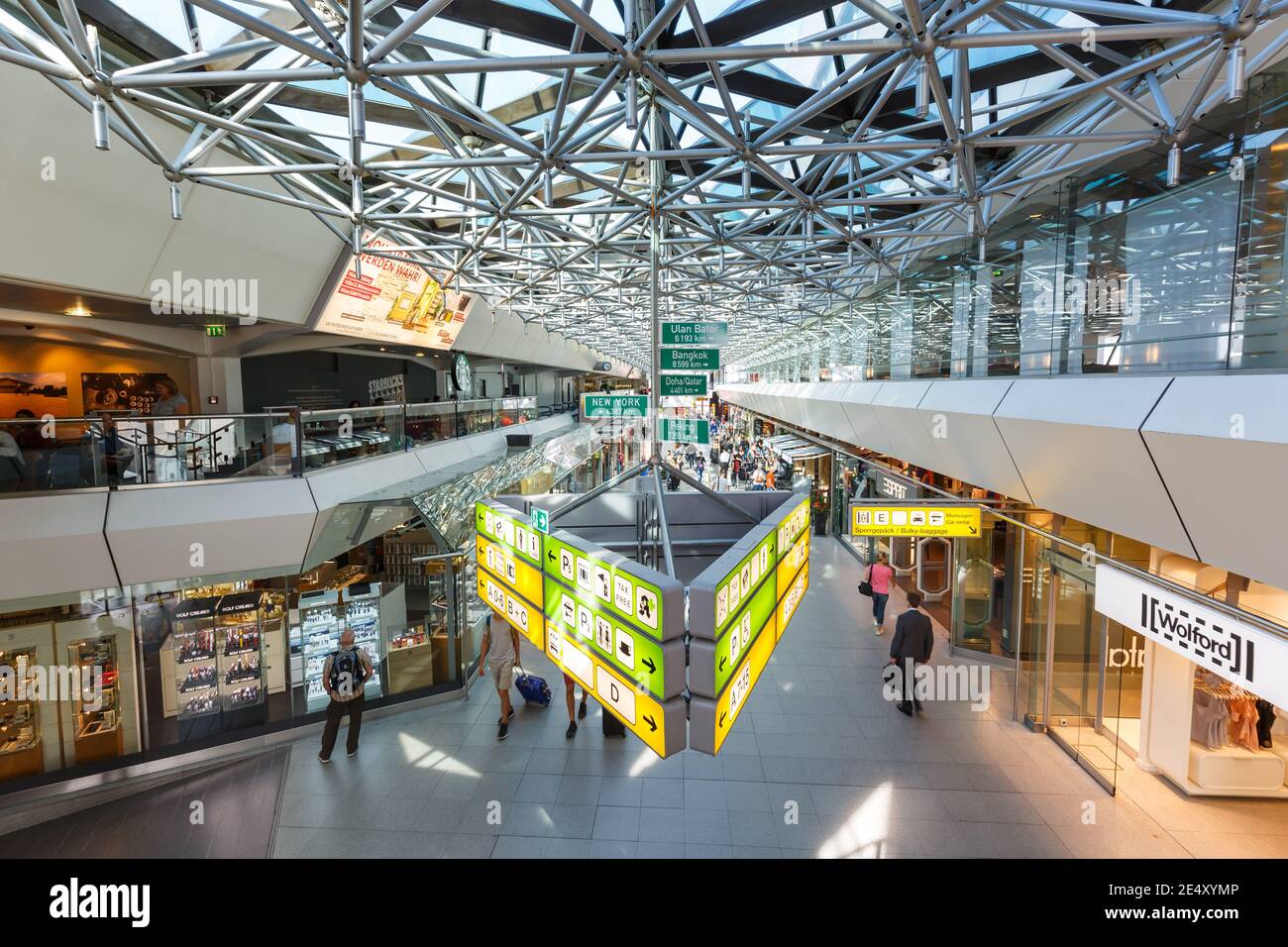 Berlin, Germany – September 11, 2018: Terminal A at Berlin Tegel airport (TXL) in Germany. Stock Photo