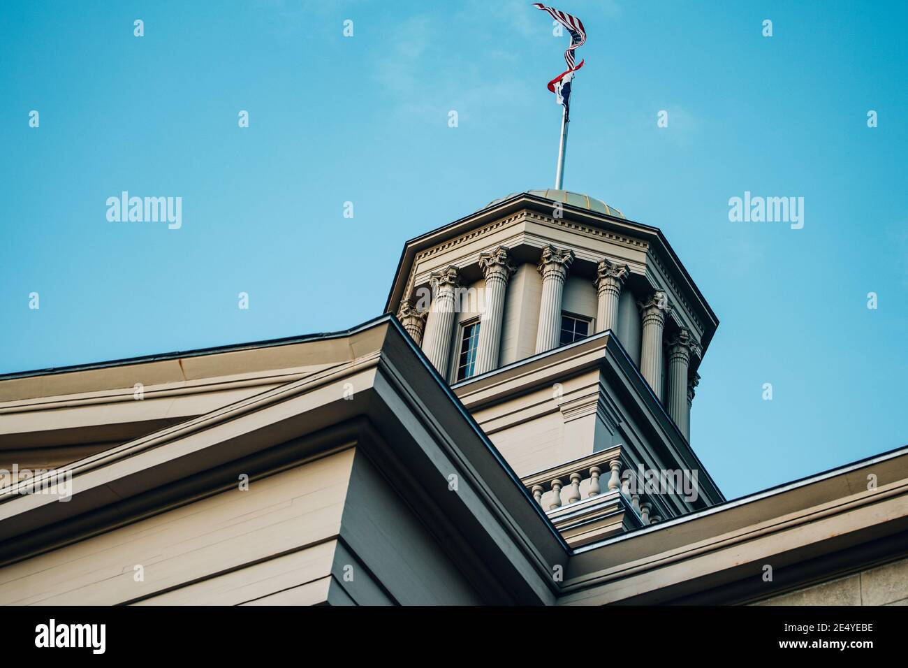 Old Capitol Iowa City Stock Photo Alamy
