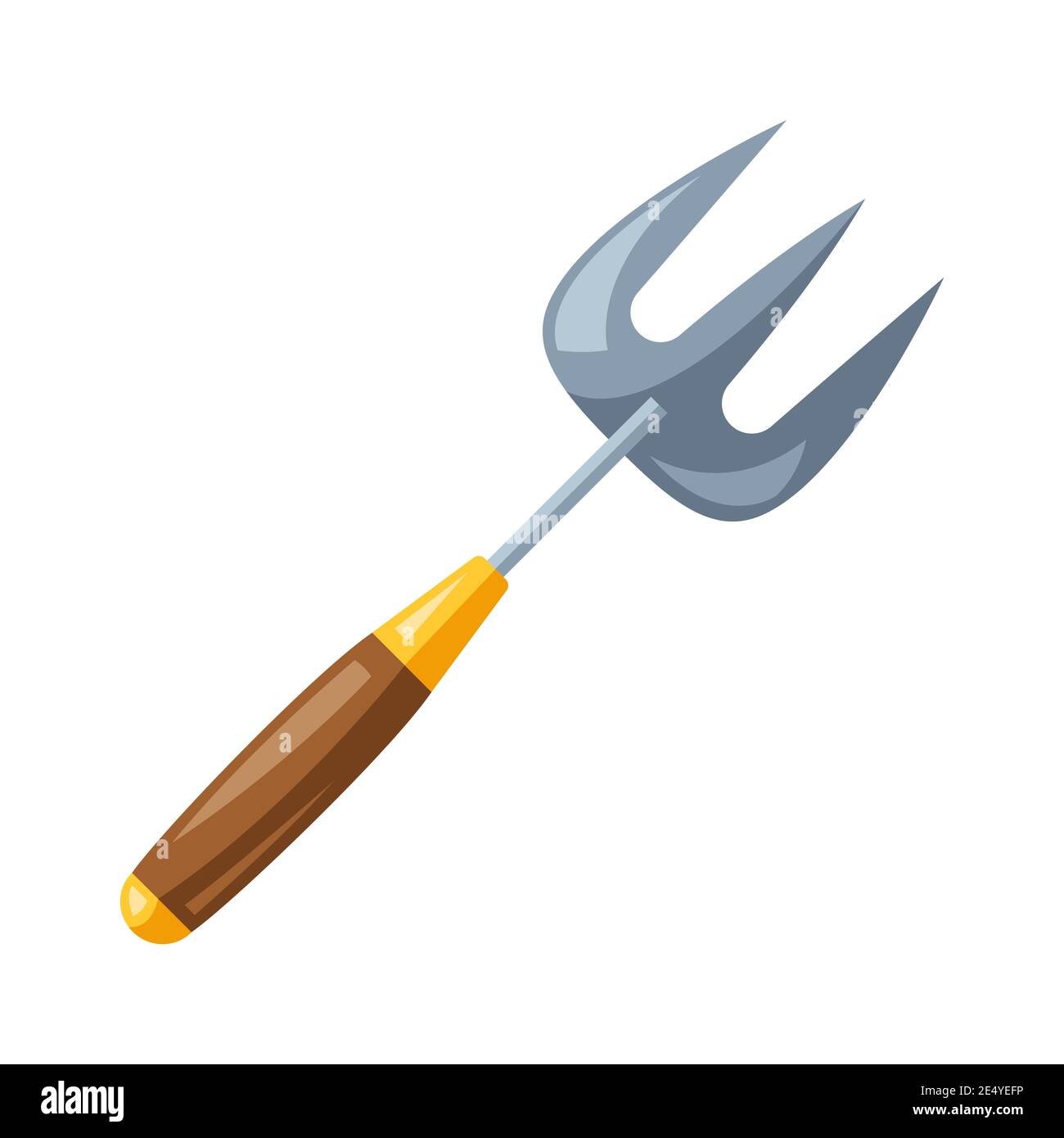 Illustration of garden pitchfork Stock Vector Image & Art - Alamy