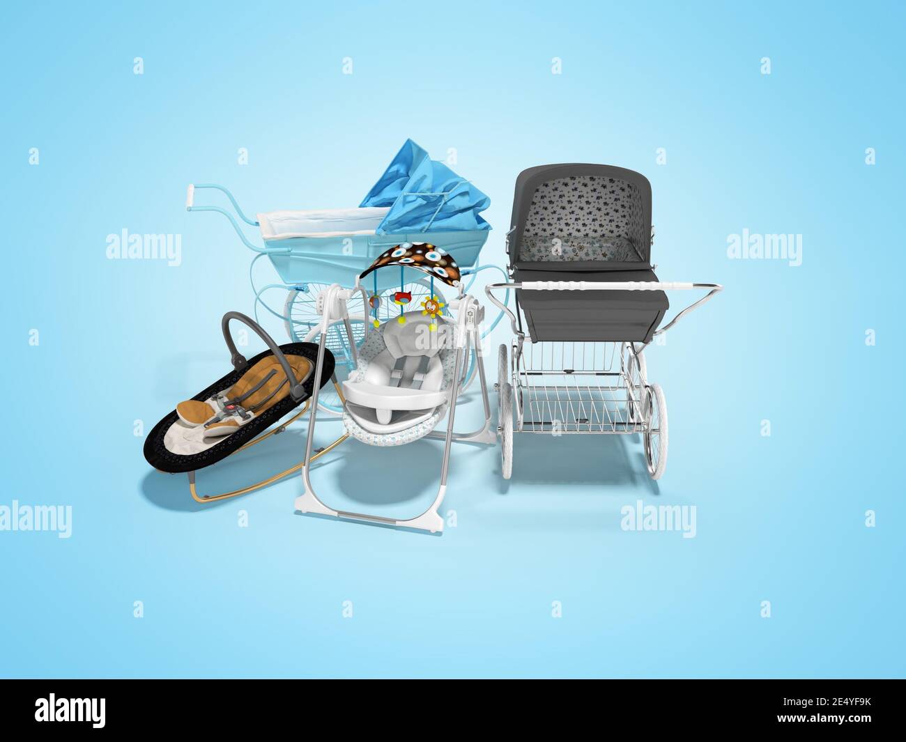 Baby sleeping on the perambulator hi-res stock photography and images ...