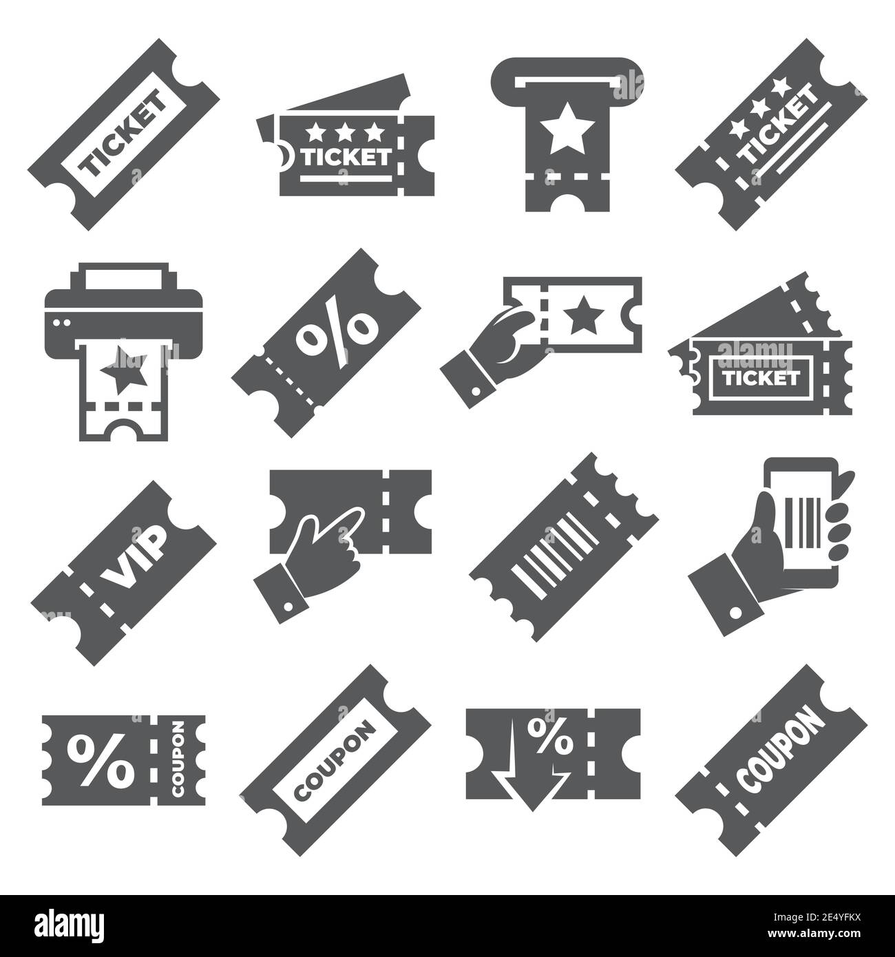 Ticket purchase Stock Vector Images Alamy