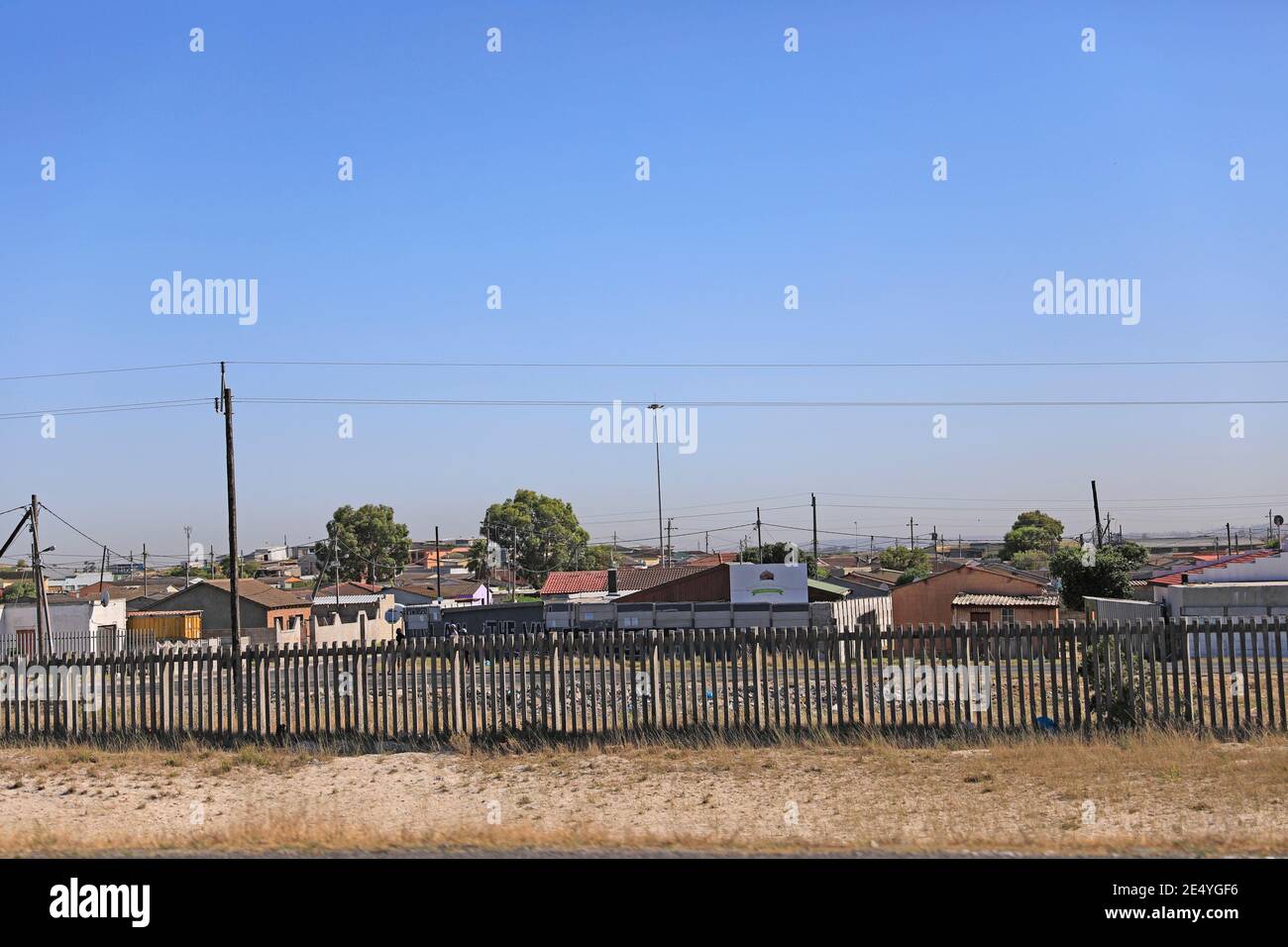 Delft township on the outskirts of Cape Town, South Africa Stock Photo