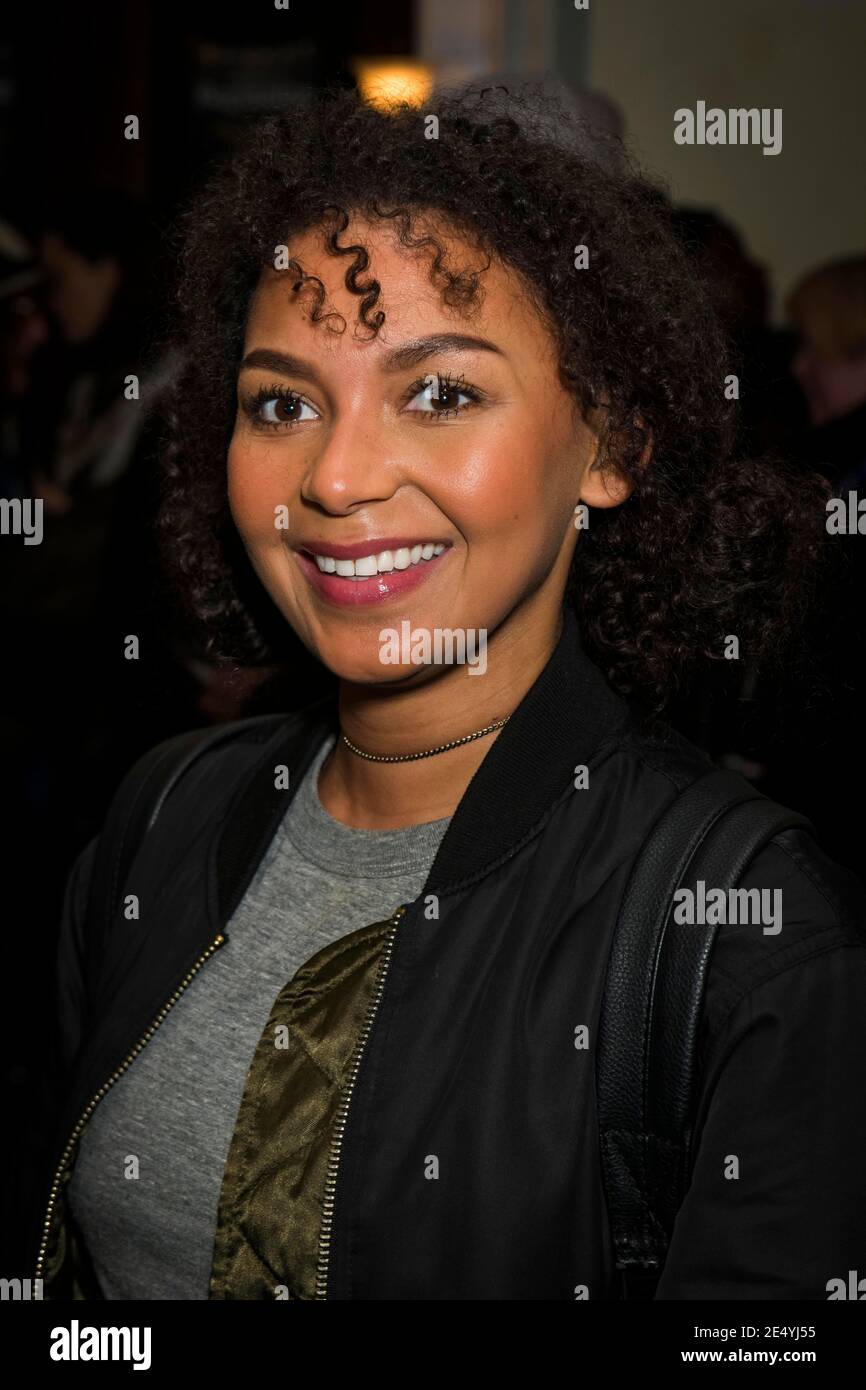 Lois Chimimba attends the Beginning press night at the Ambassadors