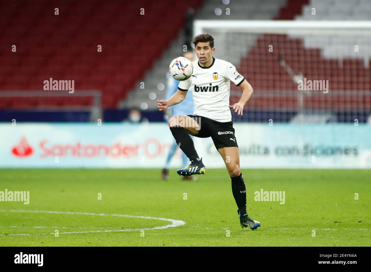 Gabriel Paulista of Valencia during the Spanish championship La Liga football match between Atletico de Madrid and Valencia CF  / LM Stock Photo