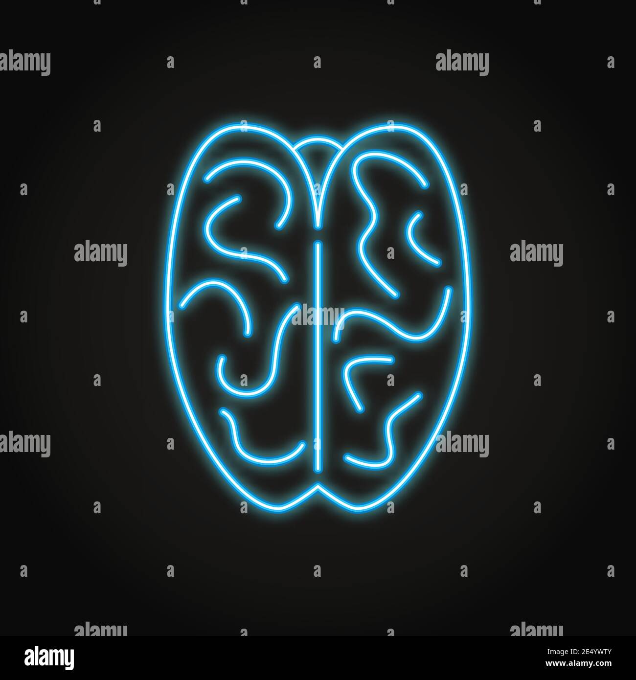 neon brain icon neon brain icon