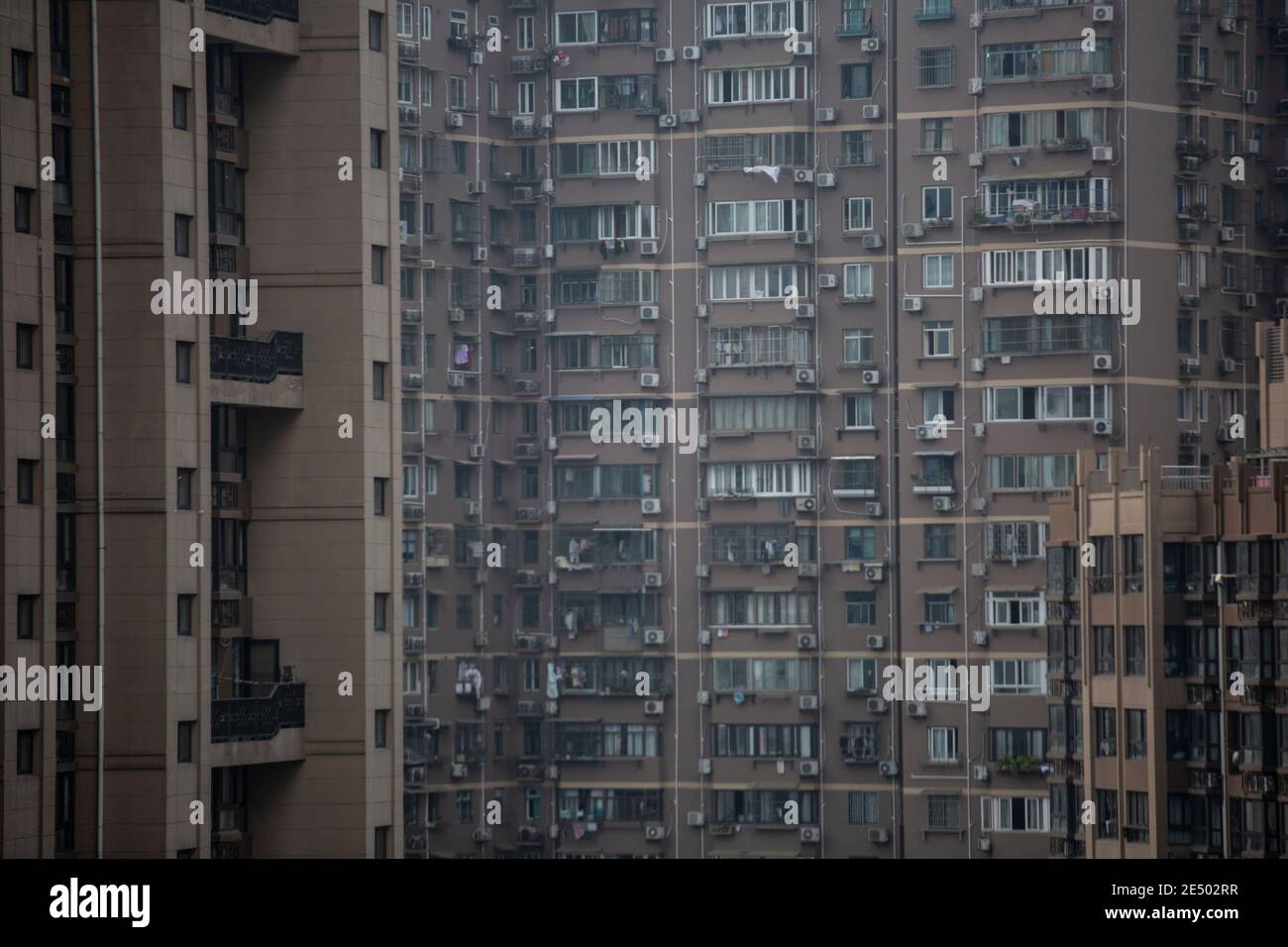 Shanghai buildings, China, oct 2019 Stock Photo