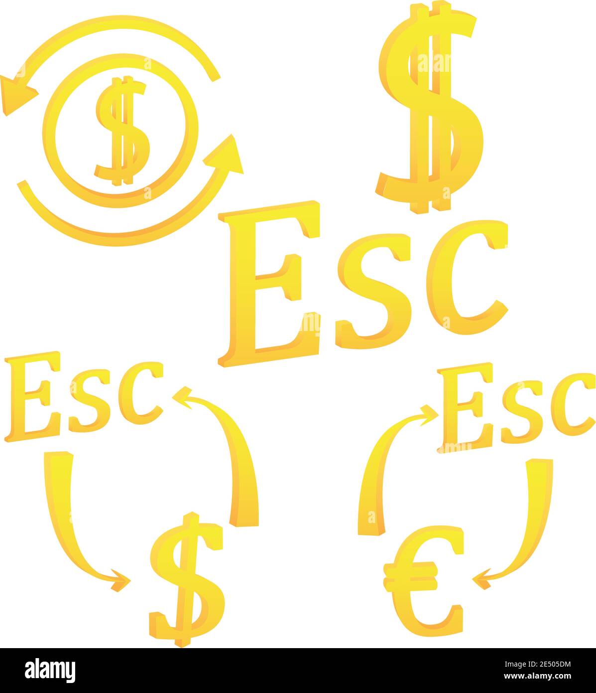 Cape Verde Escudo currency symbol icon Stock Vector