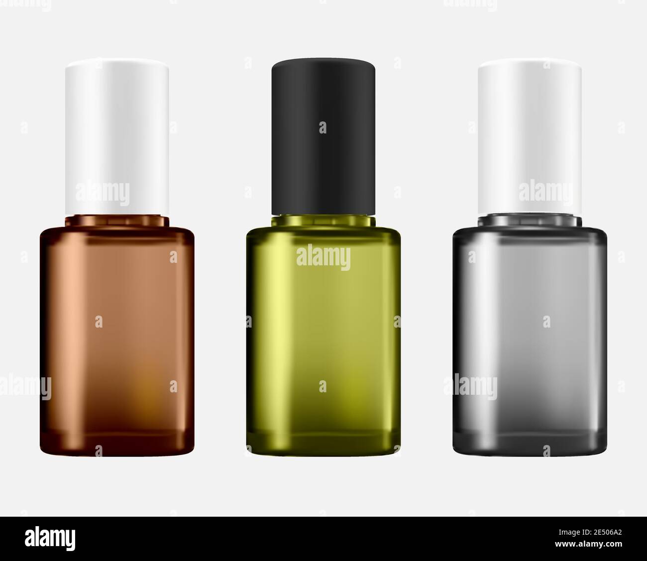 Download Nail Polish Bottle Isolated Paint Packaging Set Mockup Different Color Nailpolish Pack Cosmetic Serum Package Blank Gloss Enamel Or Luxury Collagen Stock Vector Image Art Alamy